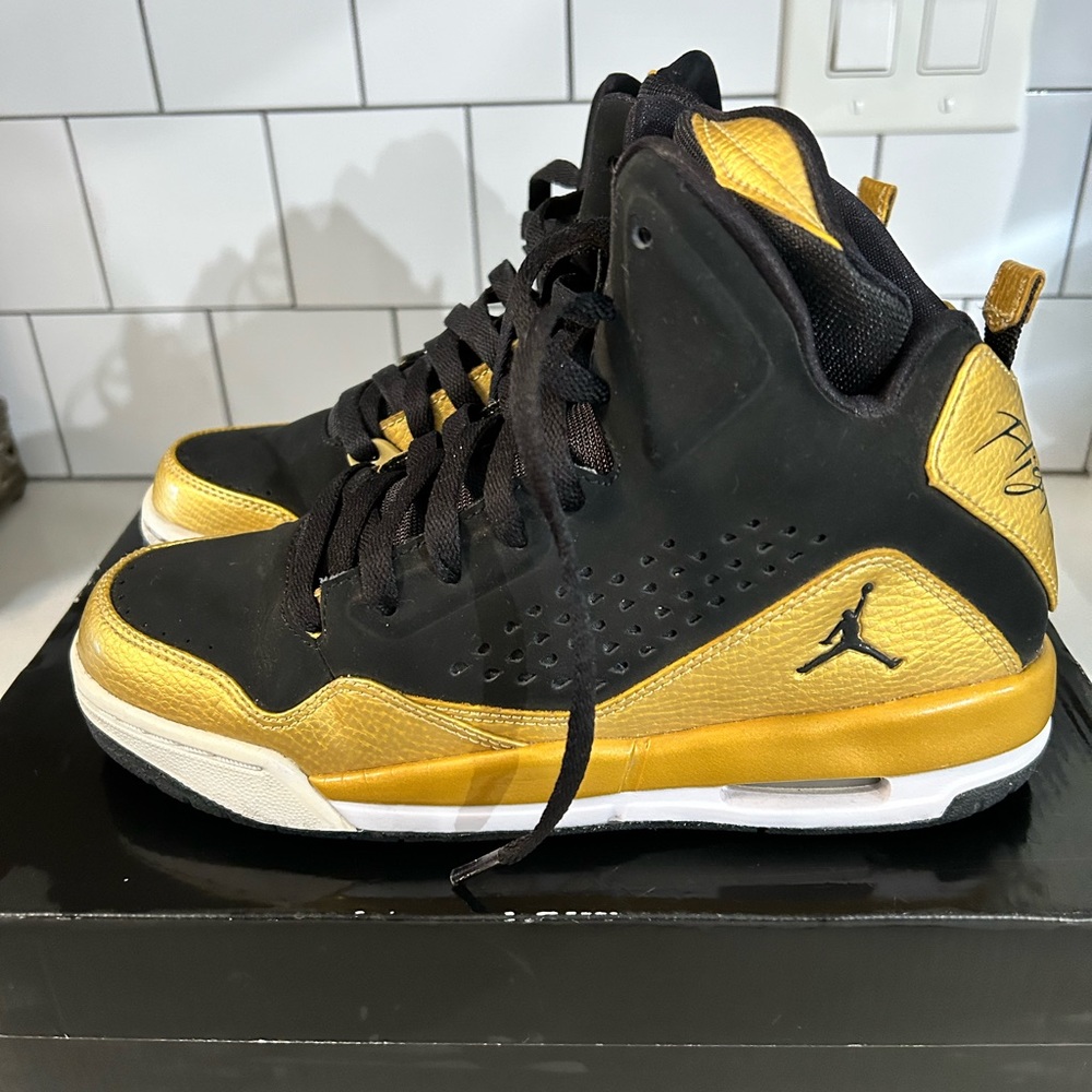Jordan in Gold and Black